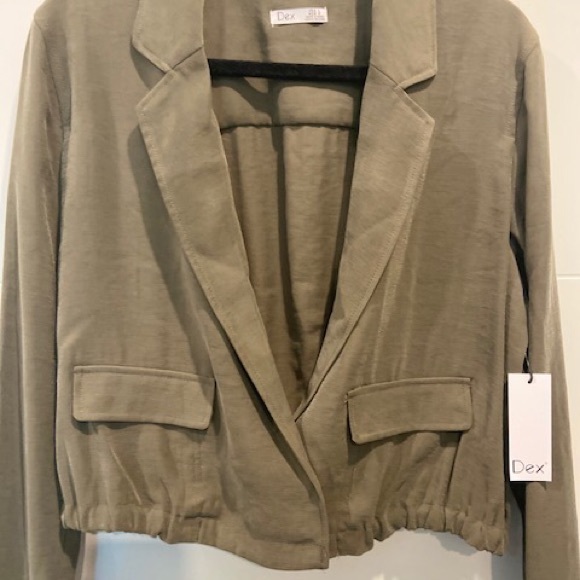 NWT DEX Women’s Cross Over Jacket Top - Picture 3 of 5